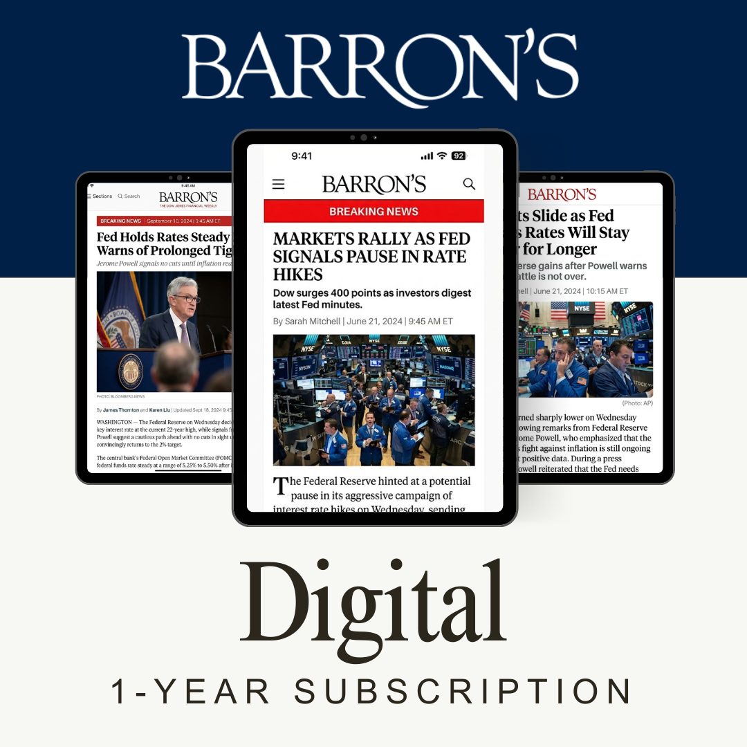 Barron's Newspaper (Digital) 1-Year Subscription