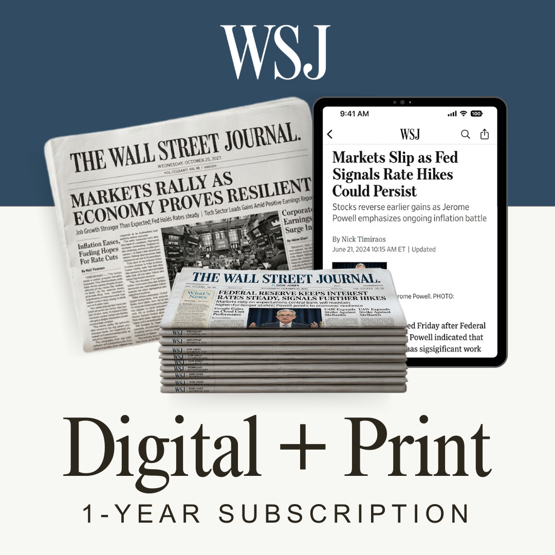 Wall Street Journal (Digital & Print) 1-Year Subscription