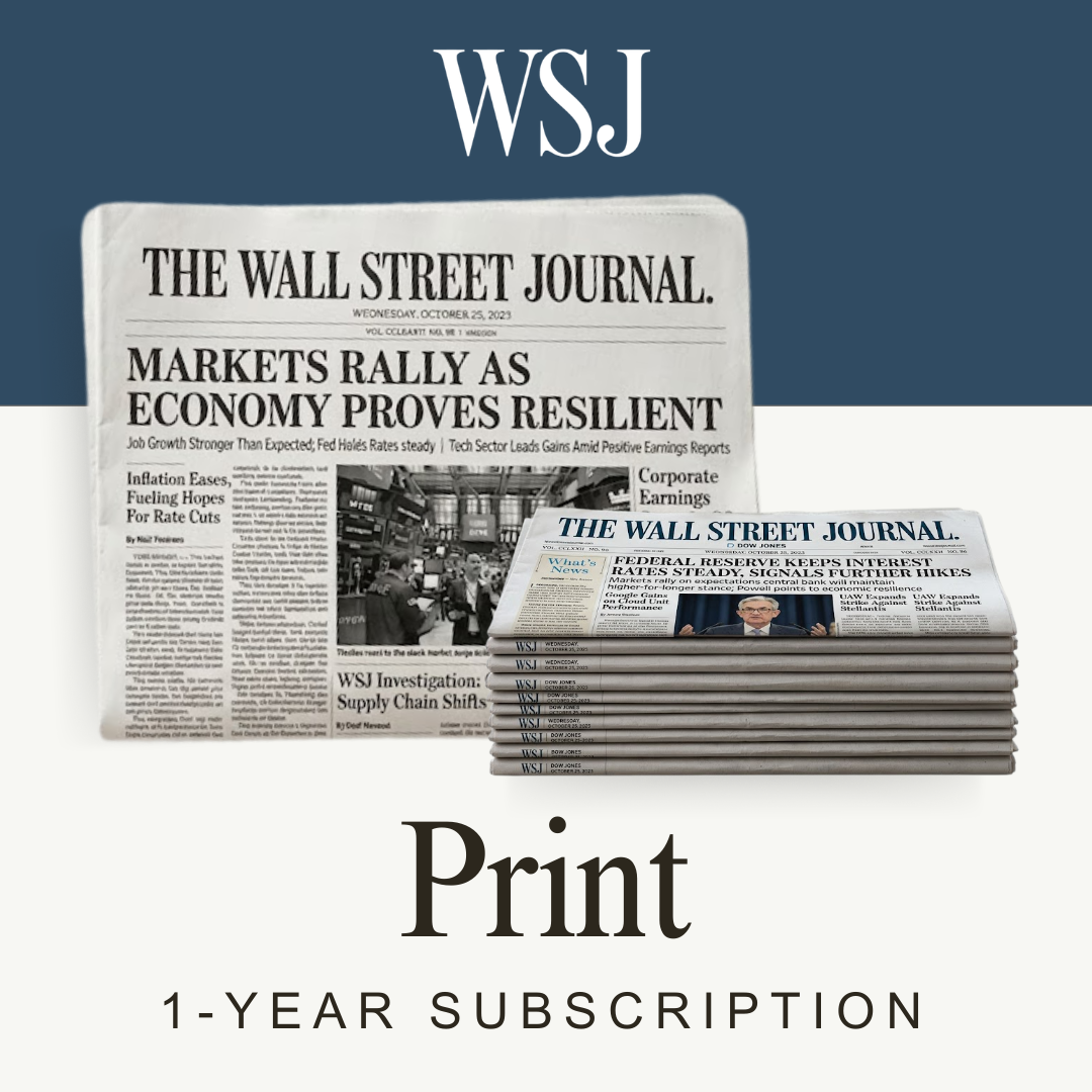 Wall Street Journal (Print) 1-Year Subscription